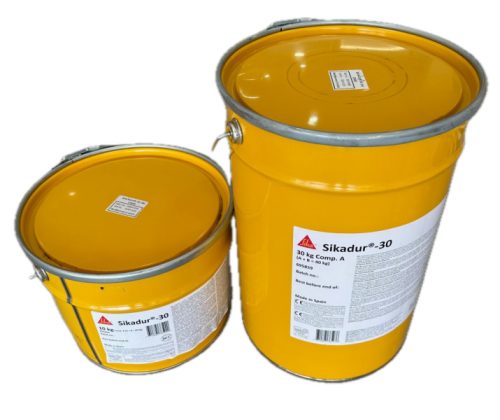 A Sikadur®-30 kétkomponensű, epoxigyanta bázisú, tixotróp szerkezeti ragasztó, mely a legtöbb építőanyaghoz jól tapad. Magas mechanikai szilárdsággal rendelkezik, alkalmas szerkezetmegerősítés ragasztásához, különösen acél vagy Sika® CarboDur® lam