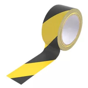 EuroTape/Dalpo padlójelölő ragasztószalag 75mmX100m sárga/fekete